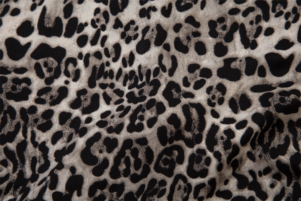 American Fashion Vintage Leopard Print Shirt Men
